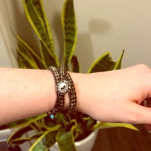 Lucky Brand Leather Wrap Bracelet